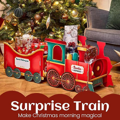 ✨ All Aboard Santa's Gift Train! ✨ Turn Christmas Morning into a Magical Journey