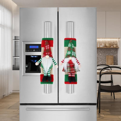 🎅Early Christmas 49%OFF🎅2 set Christmas Gnome Design Fridge Door Handle Cover