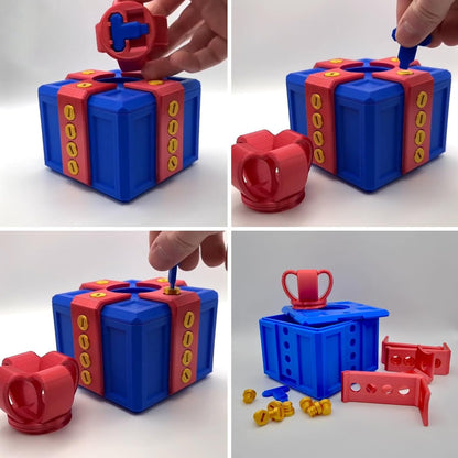 🎁 3D Printed Annoying Gift Box Ornaments 😂 - Ideal for Pranks and Mischief!