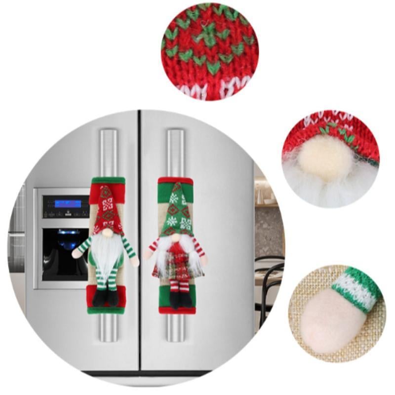 🎅Early Christmas 49%OFF🎅2 set Christmas Gnome Design Fridge Door Handle Cover
