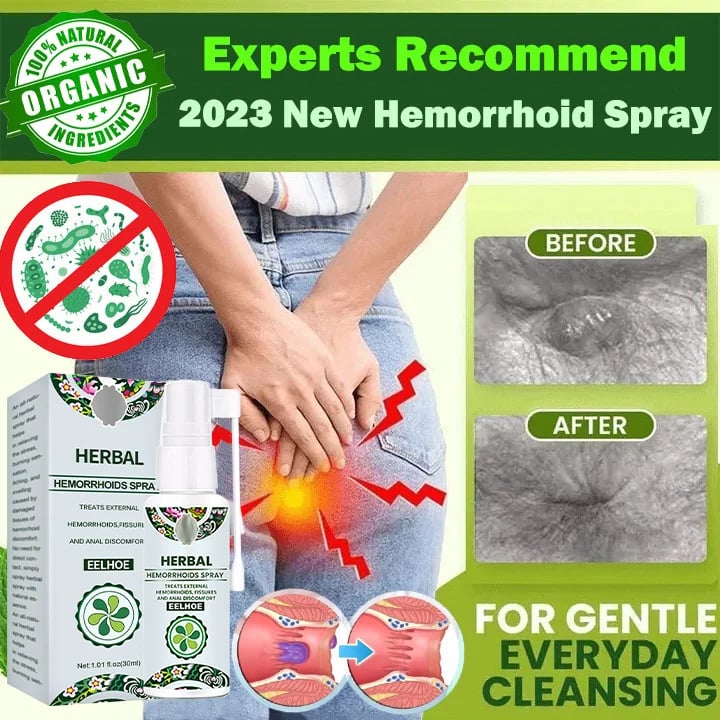 💥Herbal Hemorrhoids Spray - Permanent Removal & No Recurrence