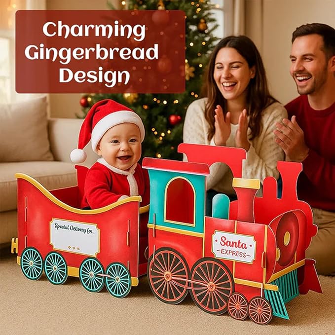 ✨ All Aboard Santa's Gift Train! ✨ Turn Christmas Morning into a Magical Journey
